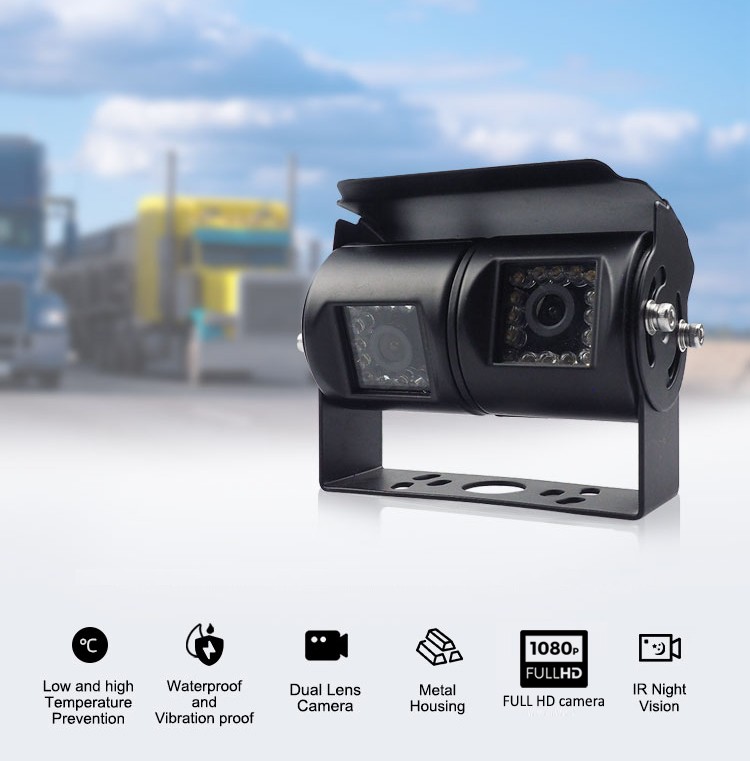 دوربین دوگانه با کیفیت بالا برای ماشین های حمل و نقل، بار یا کار
