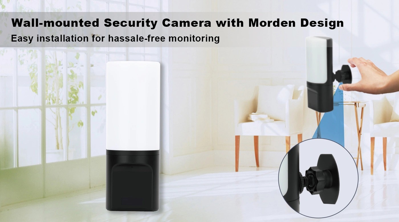 دوربین امنیتی مخفی جاسوسی لامپ برای خانه، آپارتمان، دفتر شما