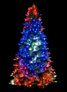 درخت کریسمس روی تلفن همراه