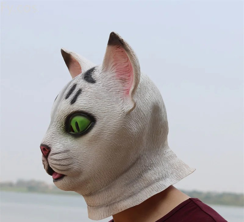 ماسک صورت سیلیکونی گربه