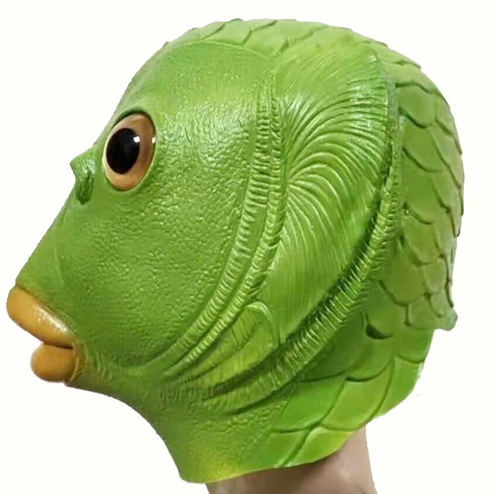 ماسک سیلیکونی صورت سر سبز ماهی