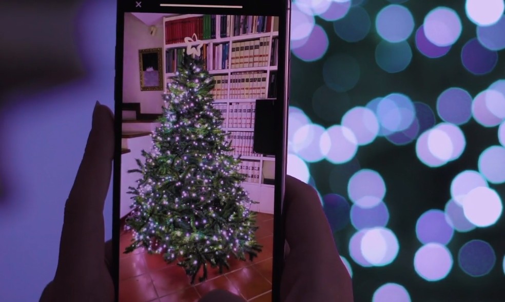 درخت کریسمس با کنترل برنامه