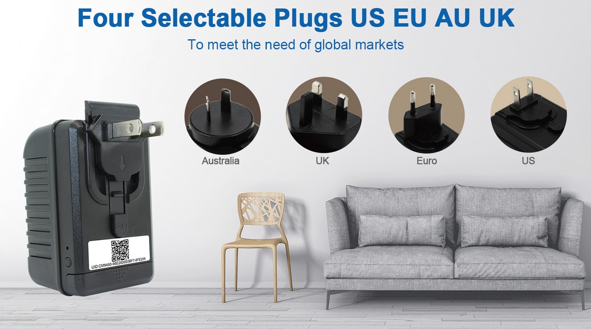 آداپتور USB EU AU UK