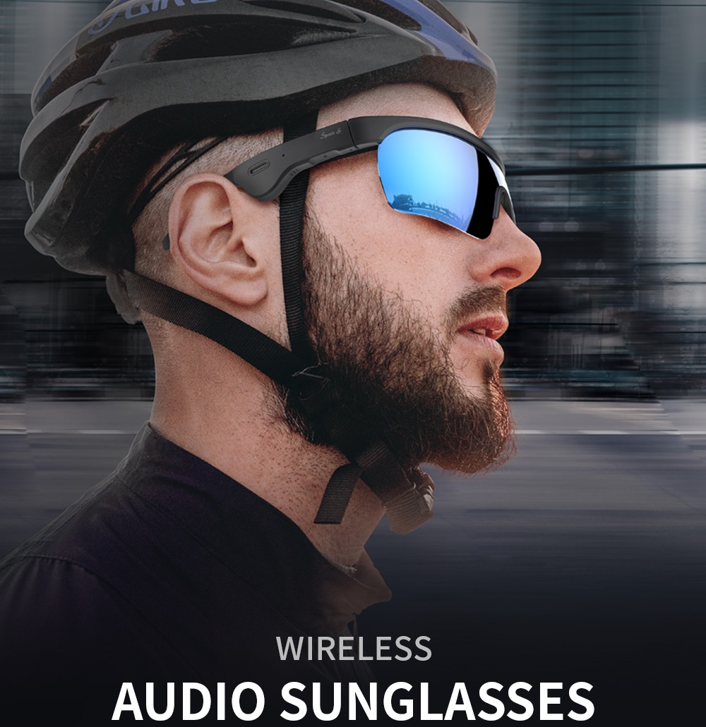 عینک آفتابی صوتی هوشمند دارای عینک بلوتوثی برای گوش دادن به موسیقی است