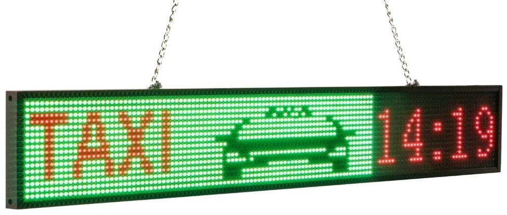 صفحه نمایش رنگی پنل LED ماشین برای تاکسی