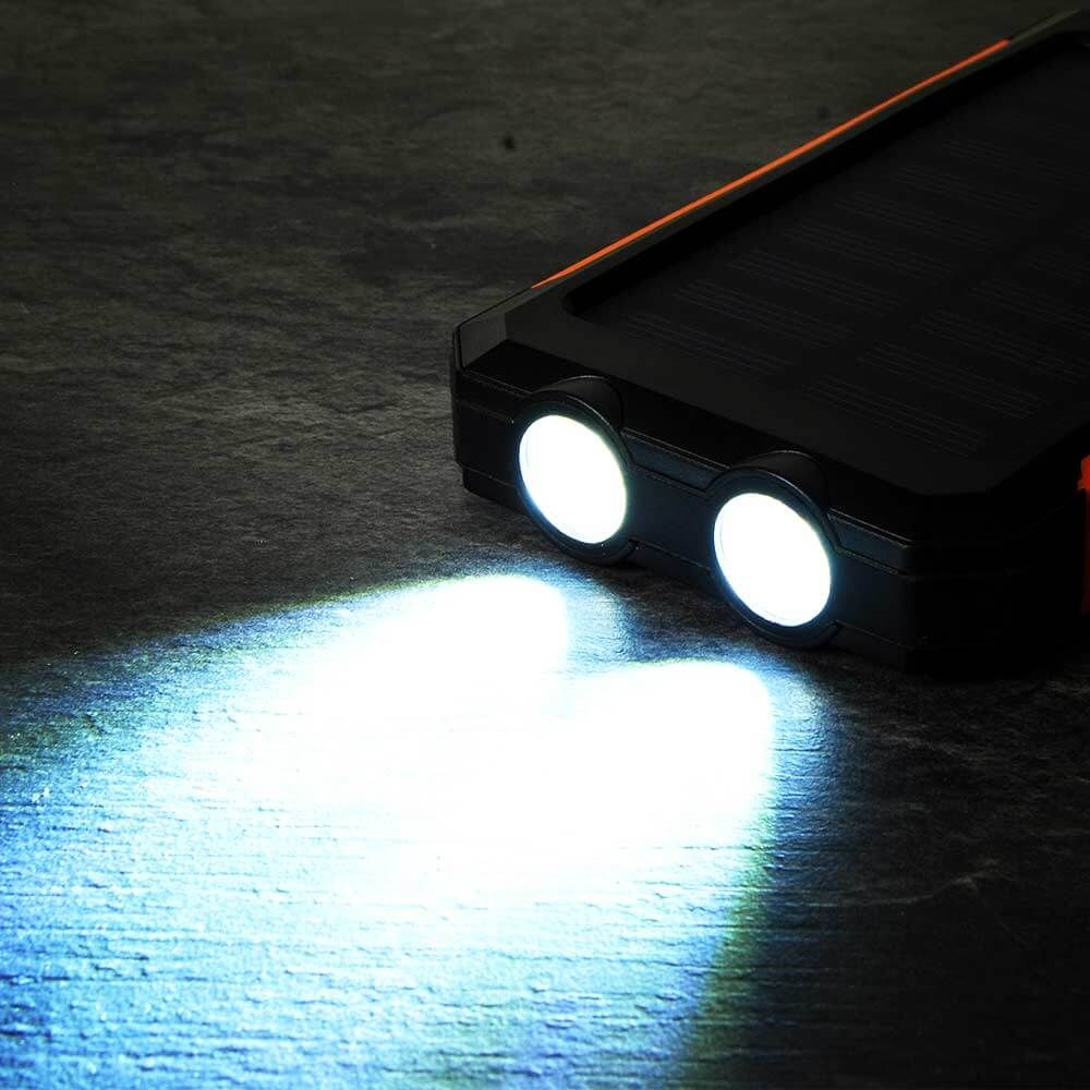 شارژر خورشیدی قابل حمل با نور LED