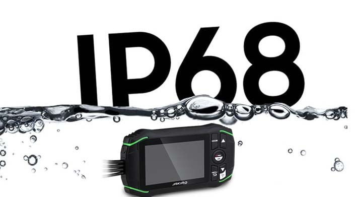 حفاظت IP68 - دوربین ضد آب + ضد گرد و غبار در موتور سیکلت