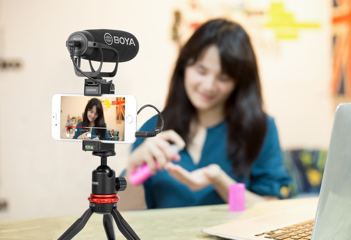 میکروفون خازنی بویا برای دوربین عکاسی