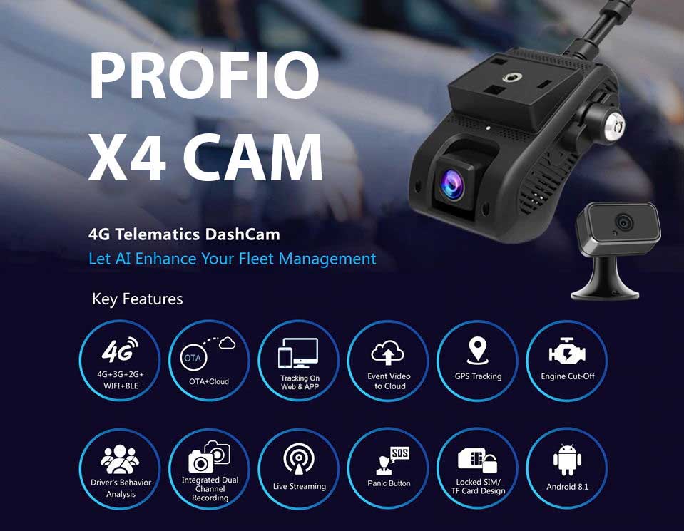 دوربین های ابری خودرو Profio X4