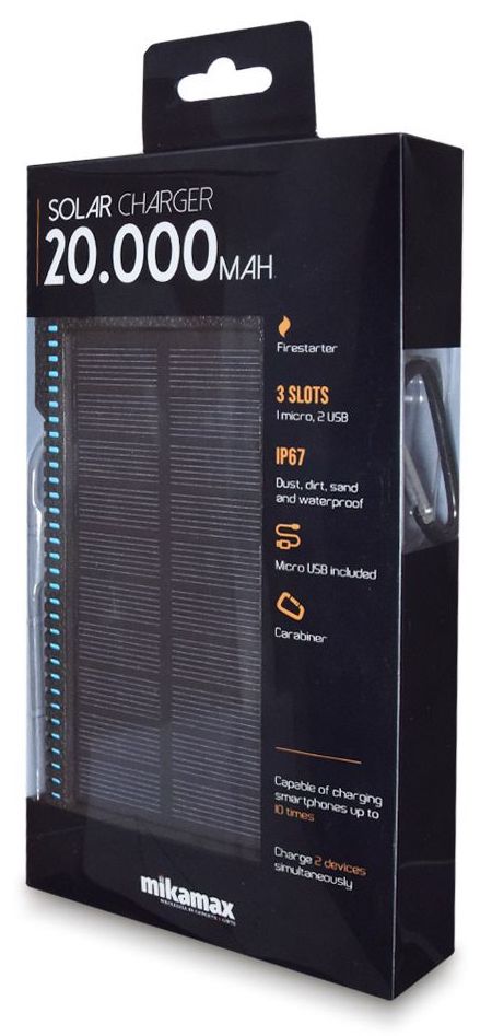 شارژر موبایل خورشیدی 20000 م