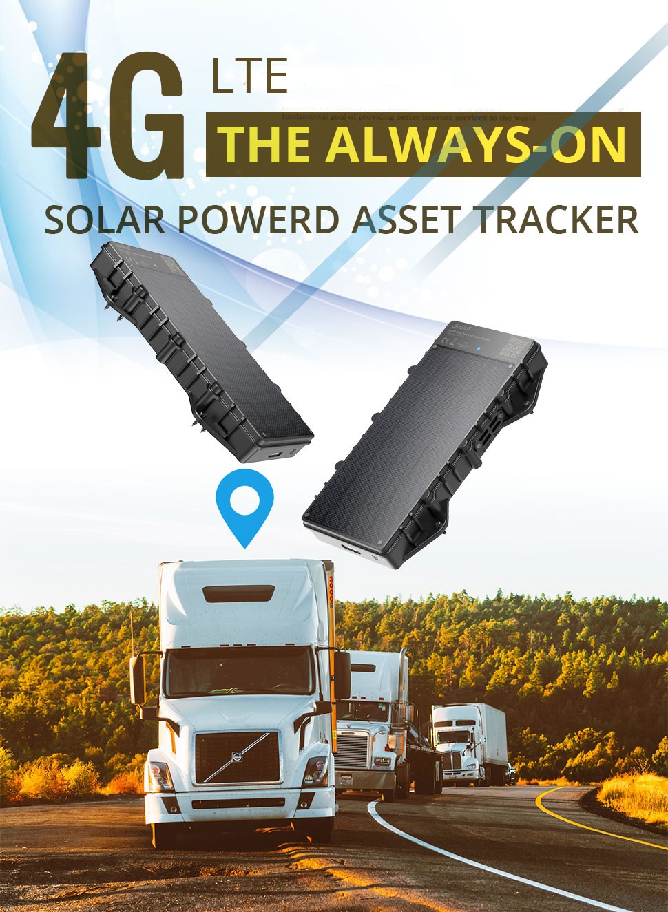 ردیاب یاب GPS خورشیدی 4G GPS