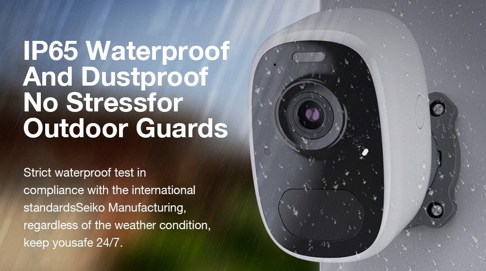 دوربین IP ضد آب برای استفاده در فضای باز خانه