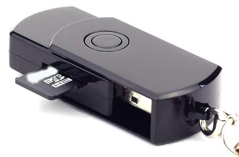 دوربین کلید جاسوسی مخفی USB با پشتیبانی از کارت SD/TF تا 32 گیگابایت