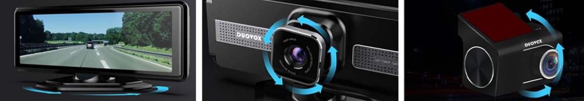 دوربین دوگانه ماشین duovox v9
