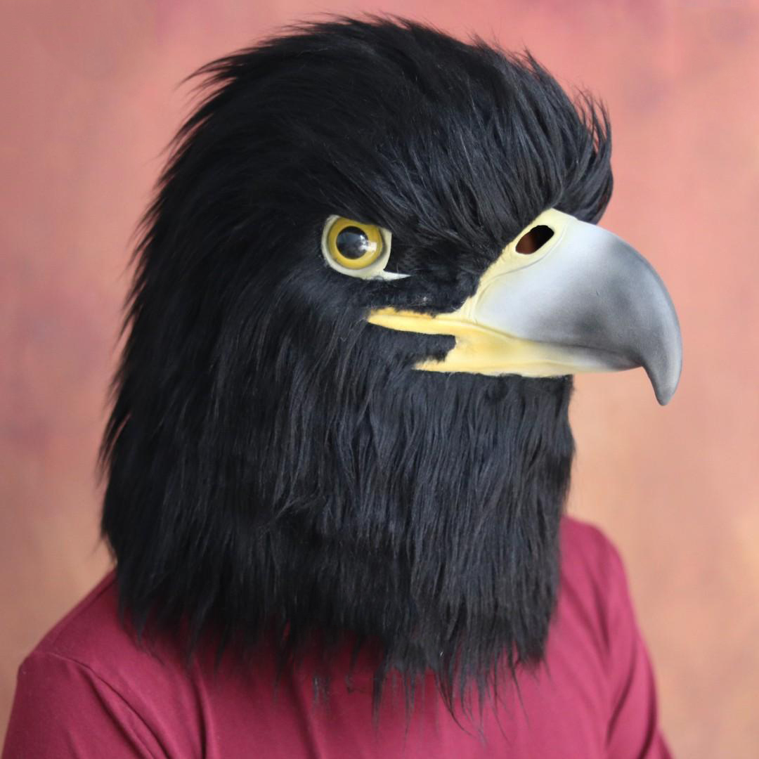 ماسک صورت عقاب سیاه آمریکا برای هالووین