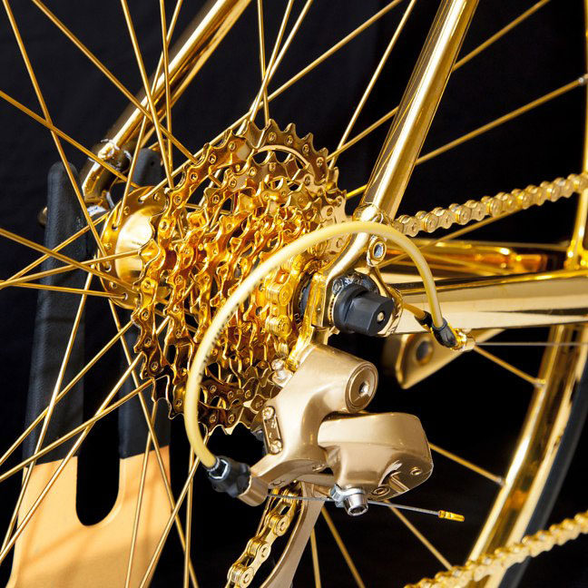 دوچرخه طلایی konstrukcia