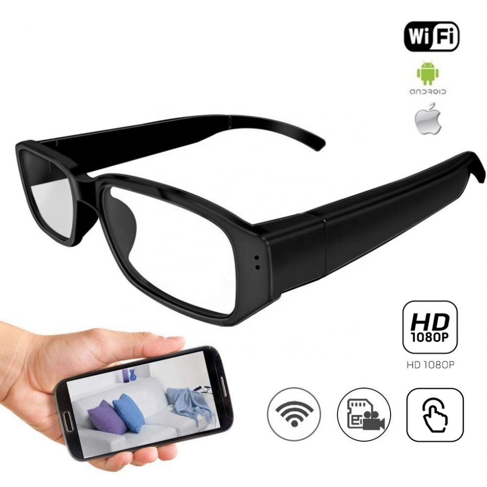 عینک با دوربین - دوربین جاسوسی در عینک با وای فای