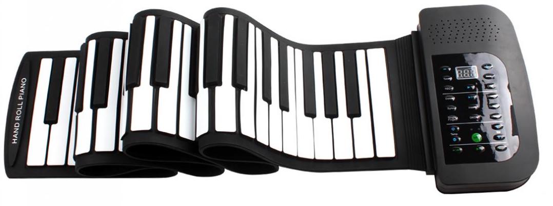 کیبورد پیانو قابل حمل پیانوی رول آپ