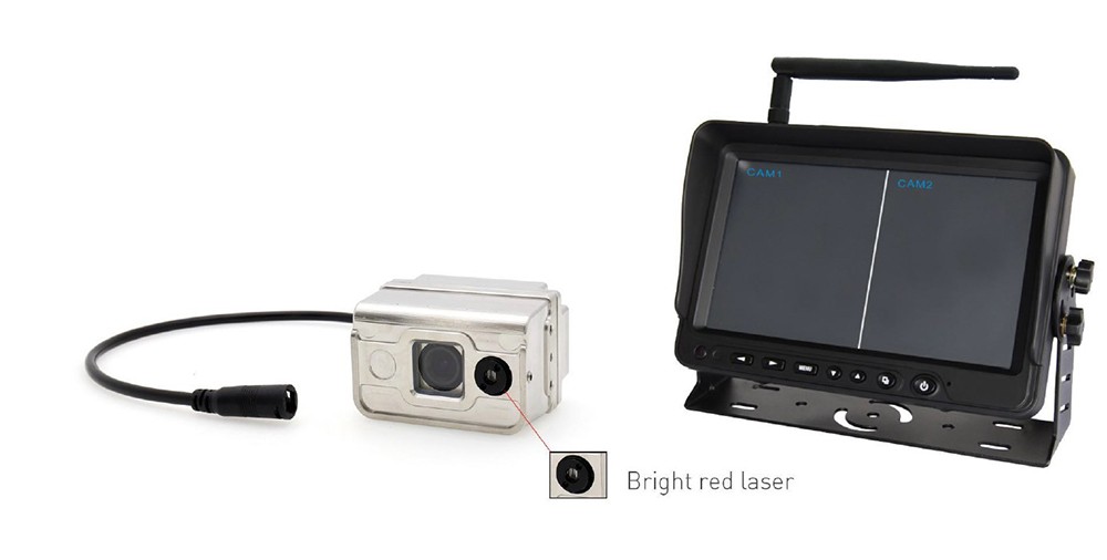 مجموعه دوربین ایمنی برای لیفتراک با لیزر