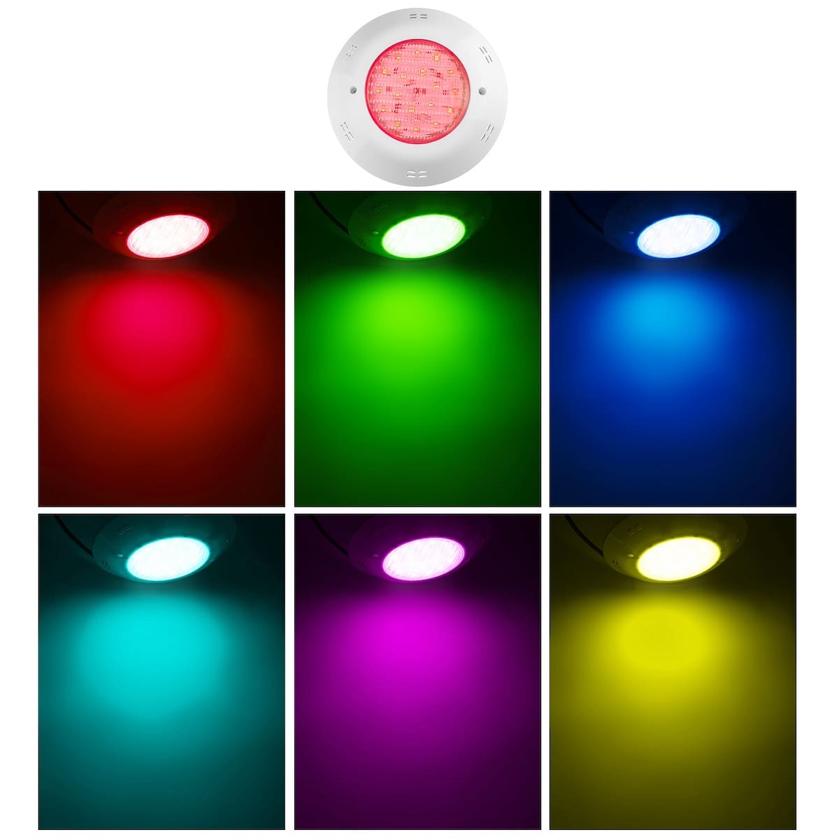 چراغ LED ضد آب برای استخر، نورپردازی رنگارنگ استخر rgb