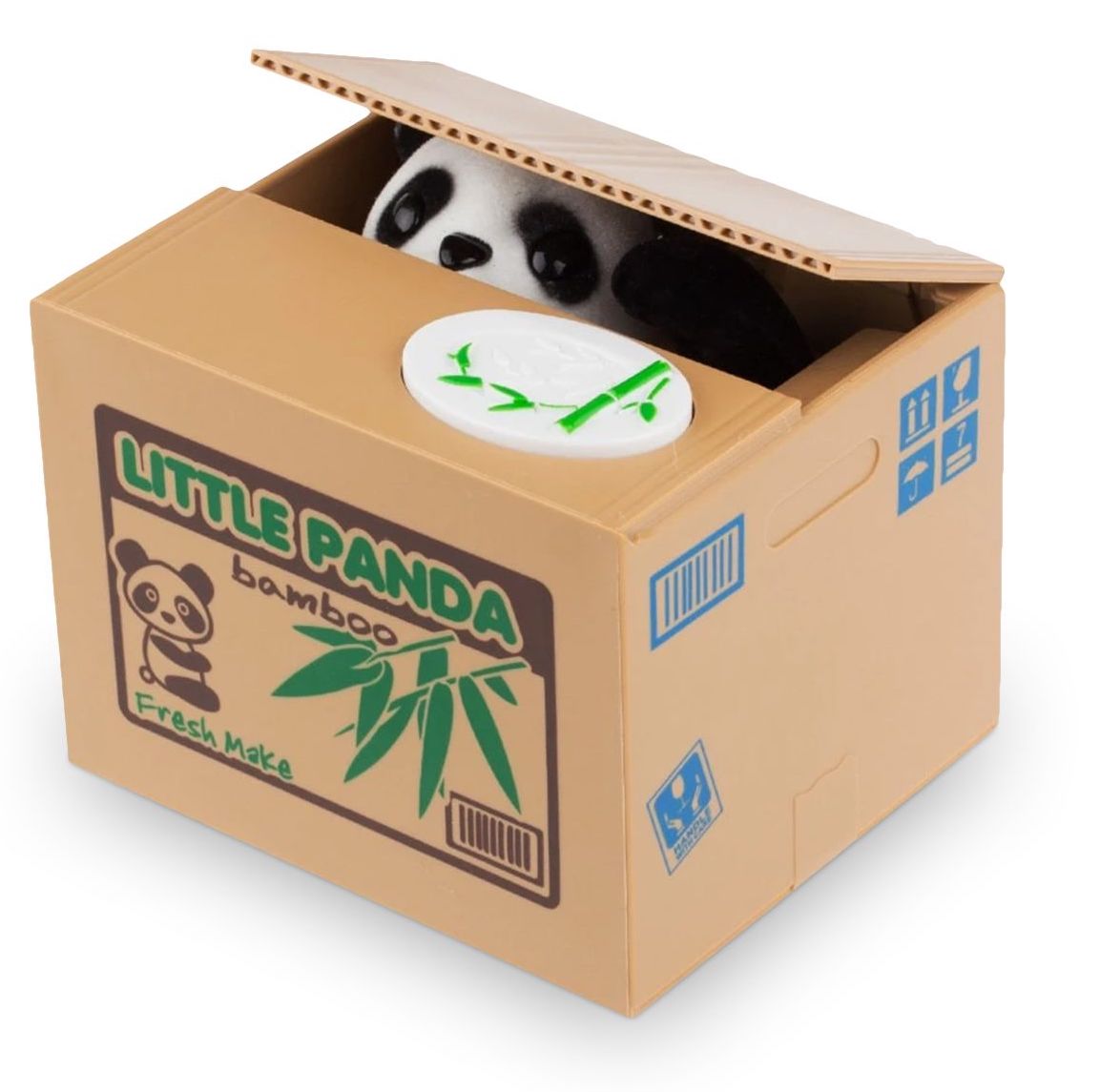 جعبه برای سکه - یک جعبه پول الکترونیکی به شکل پاندا