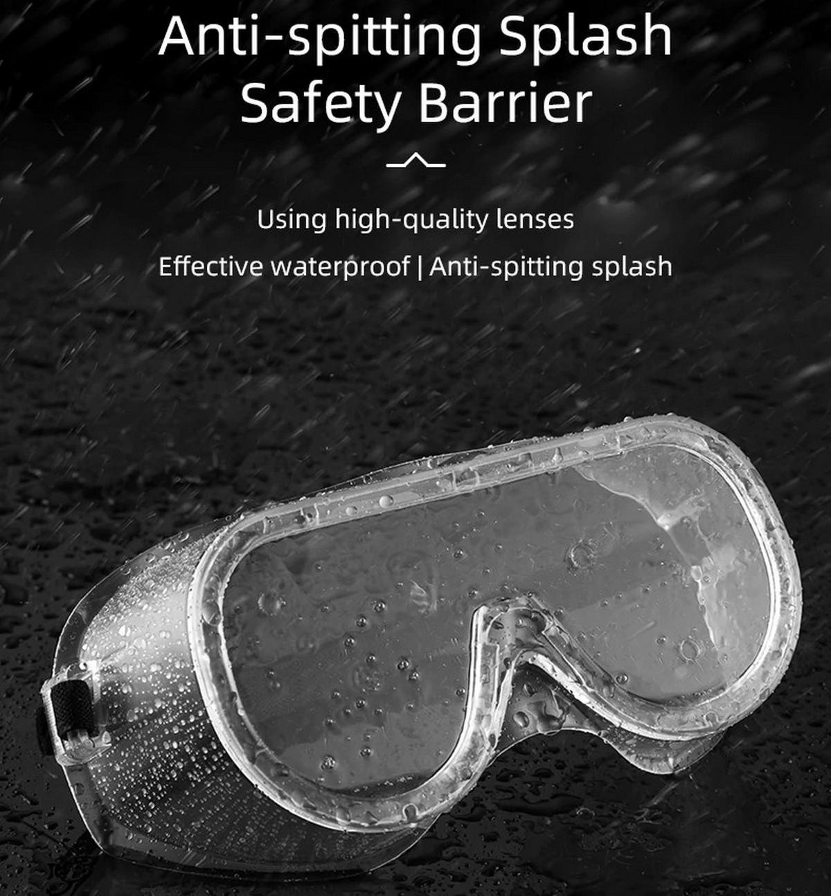 عینک محافظ مقاوم در برابر قطرات گرد و غبار و ضربه