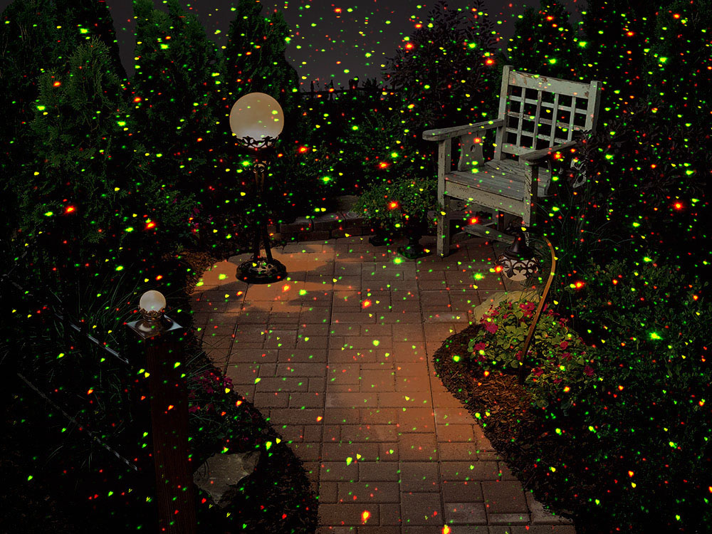 لیزر رنگی پروژکتور کریسمس برای نمایش خانگی